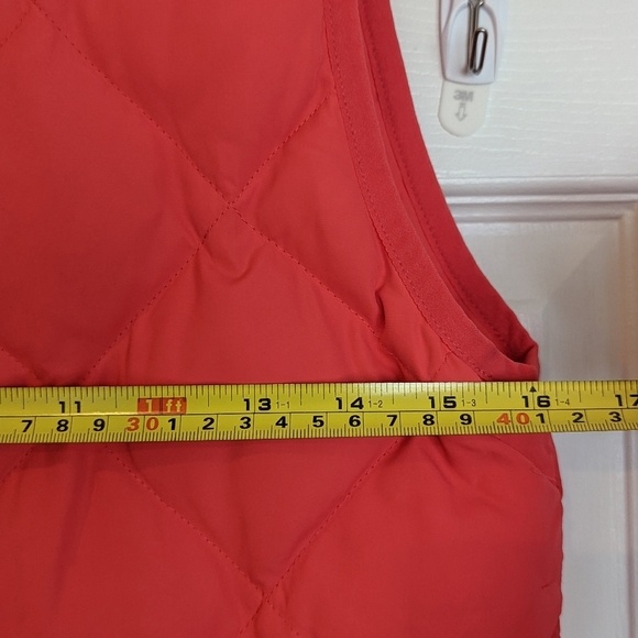 J Crew women's XXS Down Quilted Puffer Jacket Coral / Salmon - Picture 6 of 9